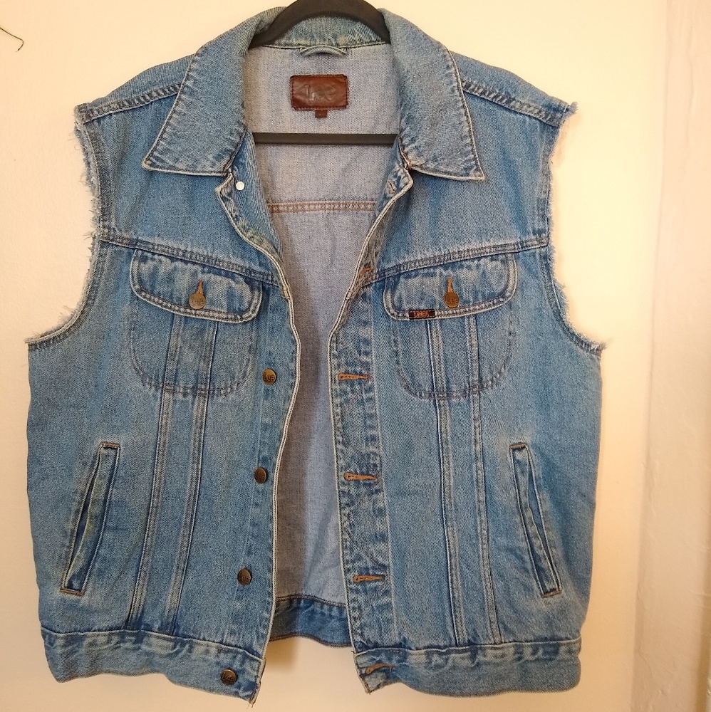 Vintage LEE Denim Vest, Large